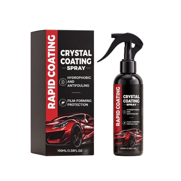 HOARBOEG Car Ceramic Coating Spray 100ml, Nano Ceramic Paint Sealant for Cars, Hydrophobic SiO2 Spray Wax, Auto Paint Surface Renewal and Protection Care