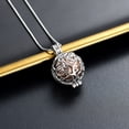 thumbnail image 4 of Personalize Family Tree Leaves Keepsake Pendant with Small Urn Necklace for Cremation Ashes Perfume Dry Flower Holder Memorial Jewelry, 4 of 6