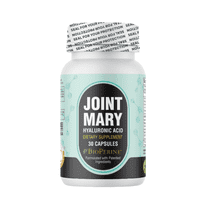 Joint Mary Hyaluronic Acid Supplement Advanced Joint Support with Hydrolyzed Collagen, Turmeric, Glucosamine, MSM, Vitamin C  30 Capsules