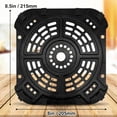 thumbnail image 3 of GWY 8.5"×8.0" Non-Stick Air Fryer Grill Plate, Food Grade Crisper Tray Replacement Accessories with Rubber Bumpers, Dishwasher Safe, 3 of 7
