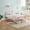 pink TWIN, variant on BouPower Metal Platform Bed Frame,Mattress Foundation with Headboard & Footboard/Under Bed Storage/No Box Spring Needed/Steel Slat Support