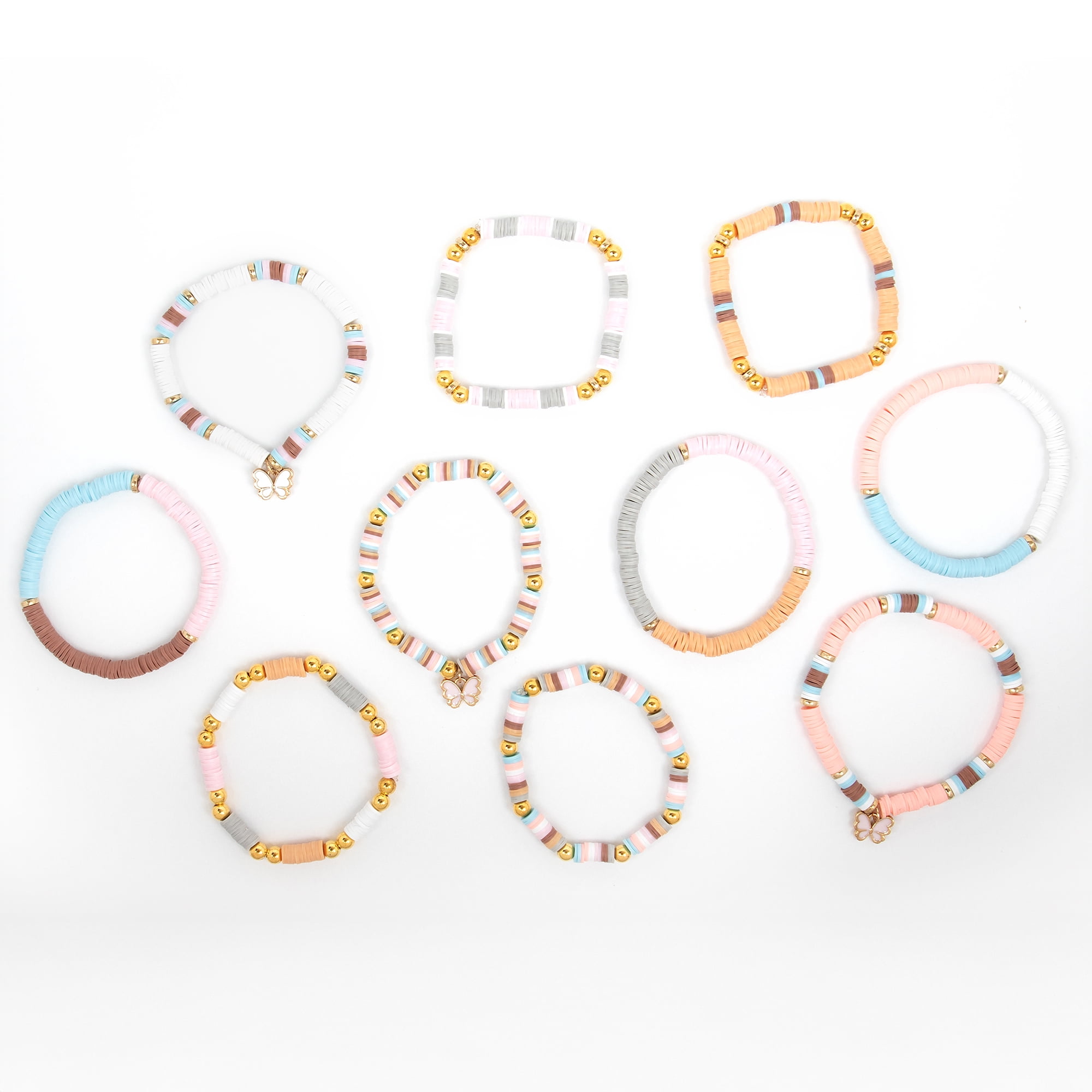 Cousin DIY Jewelry Making Kit with Colorful Heishi Beads and Charms