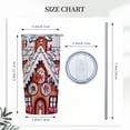 thumbnail image 3 of GOSMITH  Christmas Holiday 40oz Stainless Steel Tumbler With Handle, Travel Mug, Large Coffee Mug With Handle and Straw (Gingerbread House &amp; Gingerbread Man), 3 of 7