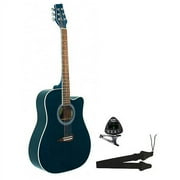Kona Acoustic Guitar Pack, Transparent B