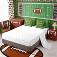 thumbnail image 4 of Erosebridal Football Letter Z Touchdown Bedding Comforter Set, Sport King Bedding Sets for Men and Boys, Reversible 7pcs, 4 of 6