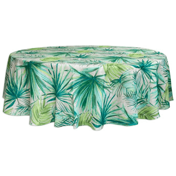 Destination Summer Palm Garden 60 Inch X 84 Inch Oblong Tablecloth Walmart Com Walmart Com