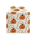 thumbnail image 2 of Miwamany Halloween Ghost Table Runner , Fabric Spooky Dining Decor, Seasonal Fall Kitchen Restaurant Tablecloth for Party Home Celebration Centerpiece, 2 of 8