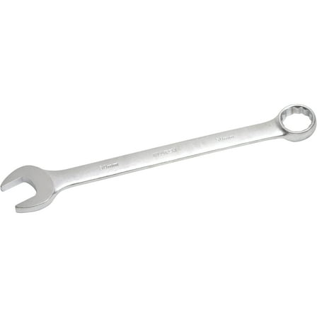 Klutch Full Polish Combination Wrench, Metric, 50mm