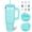 Turquoise, variant on BJPKPK 40 oz Stainless Steel Tumbler With Handle Insulated Tumblers With 2 Straw Travel Coffee Mug With Lid,Turquoise