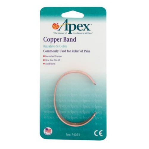 Apex Copper Wrist Band For The Relief Of Pains 1 Ea