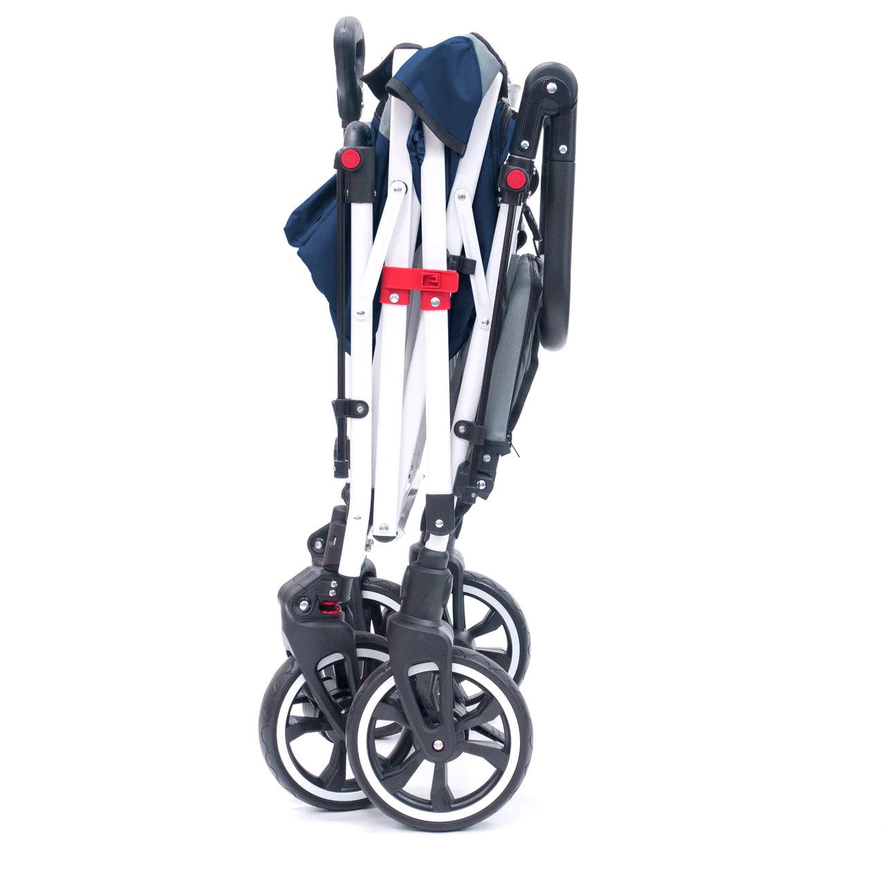 Creative Outdoor Push Pull Titanium Series Folding Wagon Stroller Cart Navy Blue