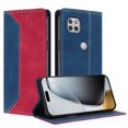 thumbnail image 1 of Phone Case for Motorola Moto One 5G Ace FOXDOCK Premium Leather,Creative Dual-Color Cover with Card Slot,Shockproof, 1 of 7