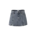 thumbnail image 3 of Mills by Millie Bobby Brown Women's Acid Wash Denim Skirt, Sizes 00-18, 3 of 6
