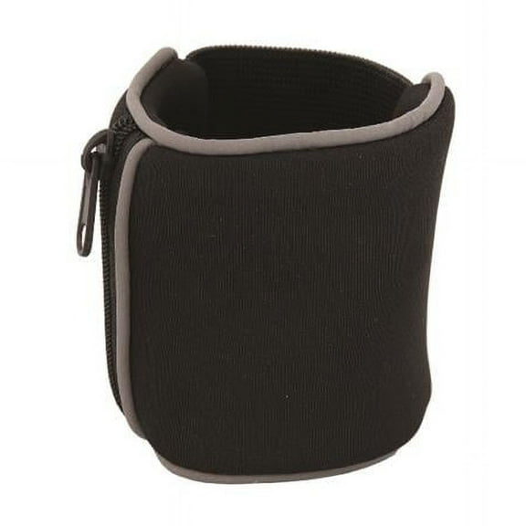 Debco N6446 Performance Pocket Zippered Wrist Wallet - Black / Grey