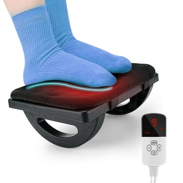 Foot Rest for Under Desk at Work, ergonomically Designed Adjustable Height Foot Stool, Heated and Temperature Controlled Foot Stool, Office and Travel Foot Stool - Relieving Back and le…