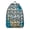 Ocean Sunset wit, variant on Boho Chic Ethnic Mandala Print Backpack for Women, Abstract Artistic Tribal Style Daypack with Sacred Symmetry for Meditation