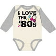 thumbnail image 3 of Inktastic I Love the '80s-musical Notes Boys or Girls Long Sleeve Baby Bodysuit, 3 of 5