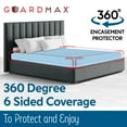 thumbnail image 6 of Guardmax Jersey Knitted Sleeper Sofa Zippered Mattress Encasement - Waterproof & Bed Bug Proof Mattress Protector - Comfortable, Soft, and Noiseless Zippered Bedding - Dust Mite Proof (60 x 72 x 5), 6 of 8