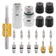 thumbnail image 1 of 19PCS Air Conditioning Valve Core Car AC R12 R134a Refrigeration Valve Stem Cores Service Charging P, 1 of 5