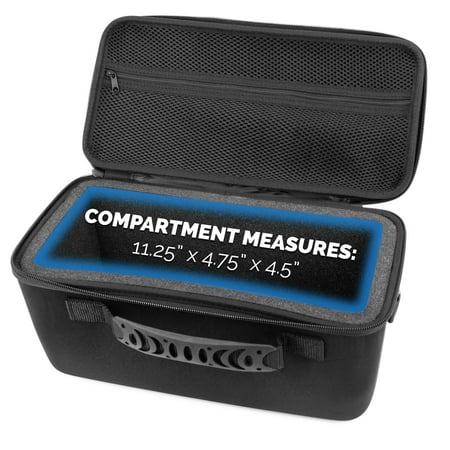 CASEMATIX - Travel Case for Starlink Gen 3 High Performance Wi-Fi Wireless Router and Compact V3 Satellite Dish Accessories - Black