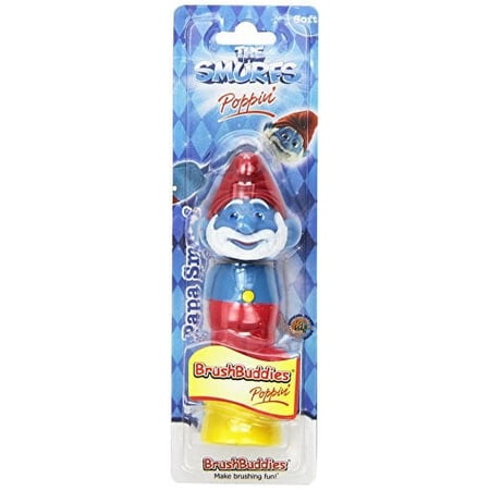 Brush Buddies Poppin' Toothbrush, Papa Smurf