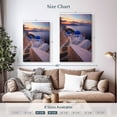 thumbnail image 4 of Elephant Stock Santorini Staircase Wall Art - Vertical Canvas Wall Art - Living Room Wall Decor - Places Canvas - Gray And Blue Decor - 24" x 36", 4 of 8