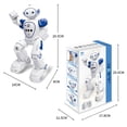 thumbnail image 2 of Juguetes robot, robot RC para niños, robot recargable con detección de gestos, 2 of 8
