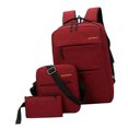 thumbnail image 4 of Mochila De Negocios De Gran Capacidad Para Hombres Con Puerto De Carga USB Externo Rojo Sunnimix Paquete de negocios para hombre, 4 of 8