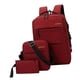 thumbnail image 4 of Mochila De Negocios De Gran Capacidad Para Hombres Con Puerto De Carga USB Externo Rojo Sunnimix Paquete de negocios para hombre, 4 of 8