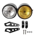 thumbnail image 1 of Double Double Phare, Moto Universelle 8.5in Fer Moto Twinlamp Double Phare Rond Robuste et Résistant, 1 of 5