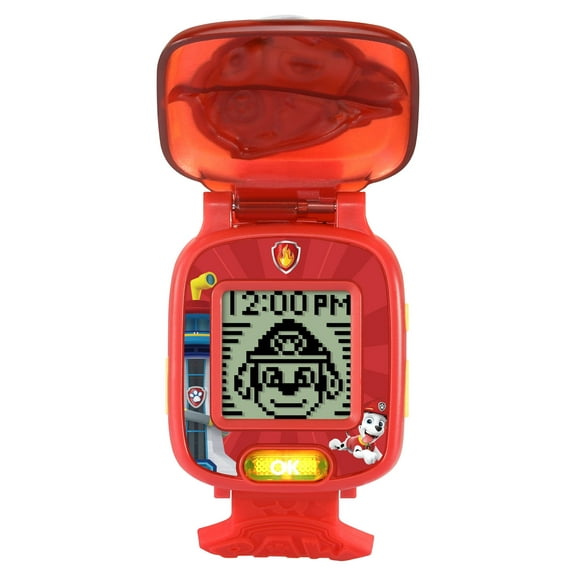 PAW Patrol Learning Pup Watch – Marshall with Games and Time Teaching Tools, Electronic Learning System for Children