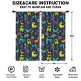 thumbnail image 2 of Blackout Kids Curtains,DarkBlue Dinosaurs Words Pattern Childrens Insulated Curtains Set Of 2,Bedroom Essentials,Toddler Room Decor 42"x84", 2 of 5