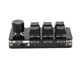 thumbnail image 3 of Teclado mecánico de 6 teclas con una mano y perillaTeclado programable Plug and Play con cable para juegos, oficina, color negro, 3 of 10