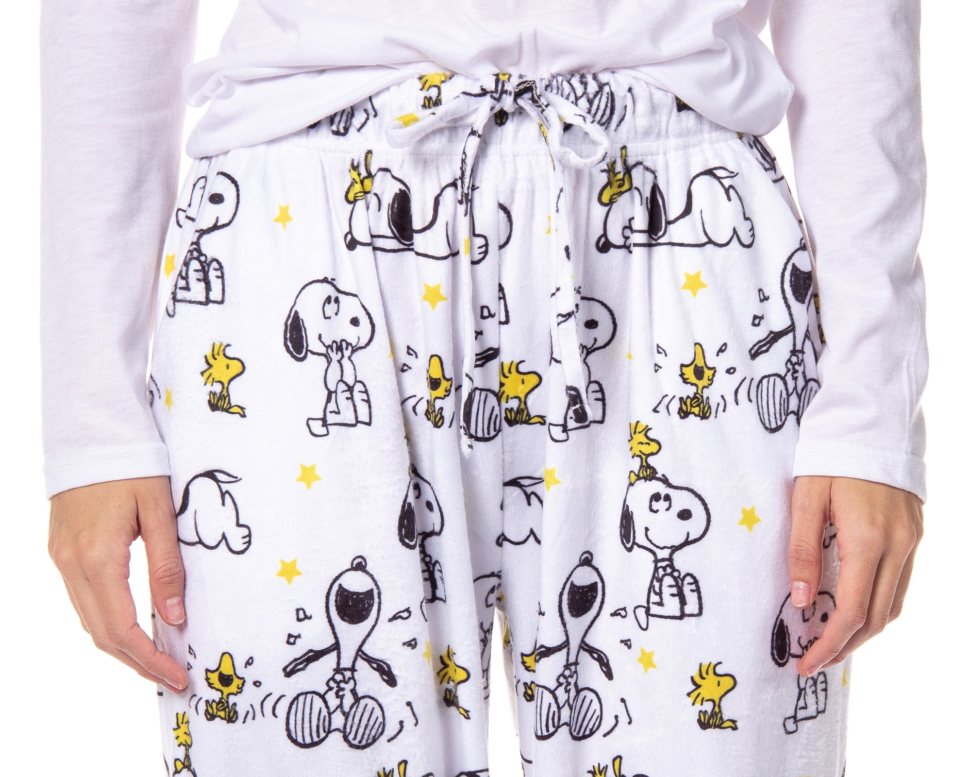 Peanuts Womens' Character All-Over Print Woodstock Snoopy Friends