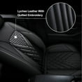 thumbnail image 3 of AOMSAZTO Fit Ford Explorer 2004-2023 Car Seat Cover 5-seat Faux Leather Full Set Compatible Airbag(Black), 3 of 5