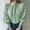 Green, variant on Oplxuo Women’s Elegant Lace Trim Shirts Casual Victorian Blouse Long Sleeve Button Down Tops
