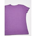 thumbnail image 6 of Girl's Star Wars R2-D2 Lines  Graphic Tee Purple Berry Medium, 6 of 6