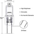 thumbnail image 2 of G4 Halogen Light Bulbs 12v 20w Halogen Pin Base Lamp 2800k Warm White Dimmable G4 Low Voltage Haloge-YuJia, 2 of 5
