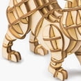 thumbnail image 4 of Build Your Own 3D Wooden Assembly Puzzle Wood Craft Kit Model, Linglong Rabbit, 4 of 4