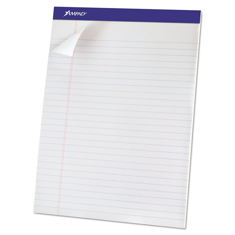 Gold Fibre Quality Writing Pads, Wide/Legal Rule, 50 White 8.5 x 11.75 Sheets, Dozen Gold Fibre Quality Writing Pads, Wide/Legal Rule, 50 White 8.5 x 11.75 Sheets, Dozen