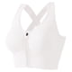 thumbnail image 4 of Ropa interior deportiva todo en uno para mujer, chaleco de yoga con espalda fruncida, cremallera, sin aros, para fitness, running, a prueba de golpes, de secado rápido, 4 of 6