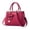 Wine#154, variant on Women's PU Leather Handbag with Star Charm, Black Tote Bag with Adjustable Strap, Large Capacity Crossbody Shoulder Purse for Work Daily Commute Shopping Travel
