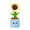 B, variant on BallsFHK Simulation Cartoon Sunflowers, Tulips, Potted Plants, Plush Toys, Gentleman's Orchid, Luck At The Forefront, Peony Dolls1pc，11.8inch