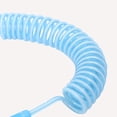 thumbnail image 4 of Methold Cuerda de tracción de seguridad para bebés de PU con buena resistencia de alambre de acero espesado y correa antipérdida Azul claro fijo 1.5 metros, 4 of 6