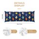 thumbnail image 3 of Balery Planets and Stars Funda Protectora para Almohada Corporal de Algodón Hipoalergénico con Cierre(55 x 21 pulgadas), Almohadas No Incluidas, 3 of 7