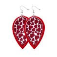 thumbnail image 1 of Pendientes Multicapa Labio Oreja Cuelga Aro en forma de corazón Pendiente colgante Favores de fiesta Regalo del día de San Valentín Banquete Ropa, zapatos y accesorios Miscelánea labio de hoja Qarigey  AP010113-17, 1 of 6