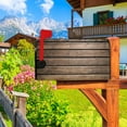 thumbnail image 4 of Old Wooden Mailbox Cover Brown Wood Vintage Texture Magnetic Mailbox Covers Welcome Home Decorative Mail Box Wraps Post Letter Box Cover Standard Size 18x21 Inch for Home Garden Countryside, 4 of 6