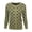 Olive/Black, variant on YEMAK Women's Cute Cat Pattern 3/4 Sleeve Button Down Stylish Cardigan Sweater MK3466-OLV/BLK-M