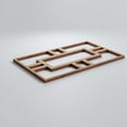 thumbnail image 4 of Ekena Millwork 4 7/8"W x 7 3/8"H x 1/4"T Extra Small Hastings Decorative Fretwork Wood Wall Panels, Hickory, 4 of 18