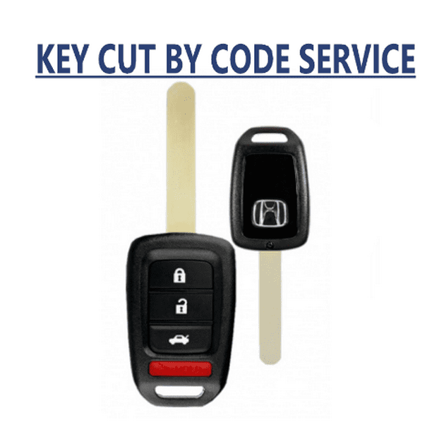 Key Cut Service + Honda Accord Civic 20132015 Remote Key MLBHLIK61T A